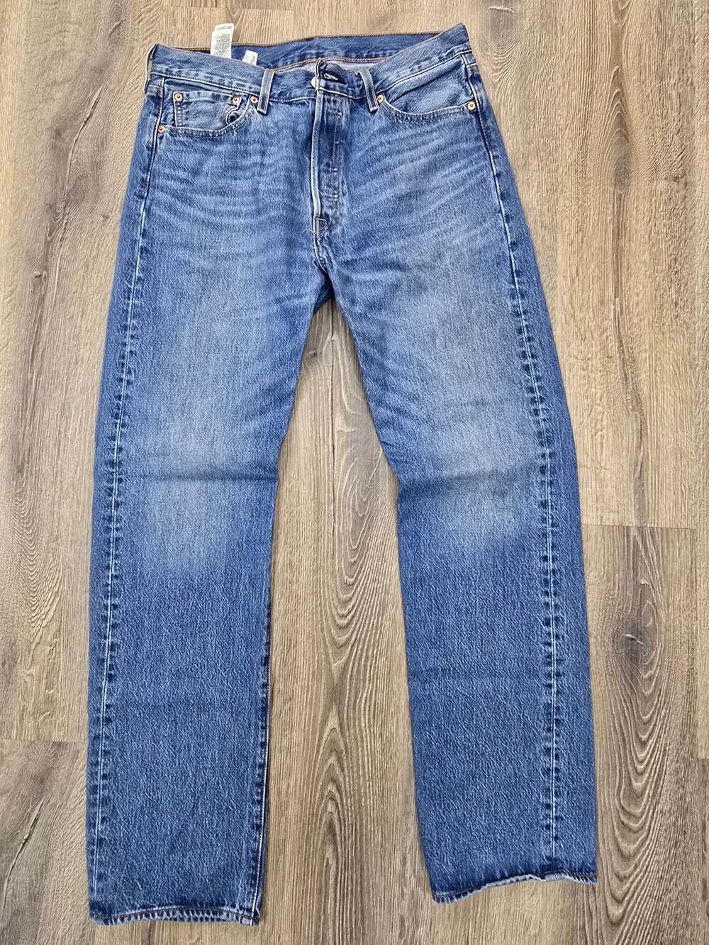 Levi's 501 Original Fit Button Fly Jeans Medium Wash